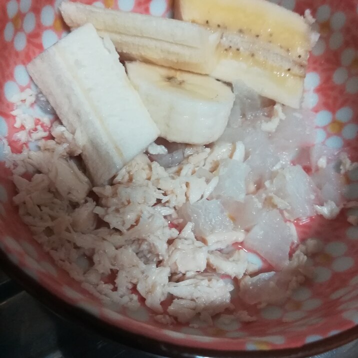 離乳食後期 ササミかぶバナナで手掴み食べ レシピ 作り方 By もん1223 楽天レシピ 離乳食後期 ササミかぶバナナで手掴み食べ レシピ 作り方 By もん1223 楽天レシピ